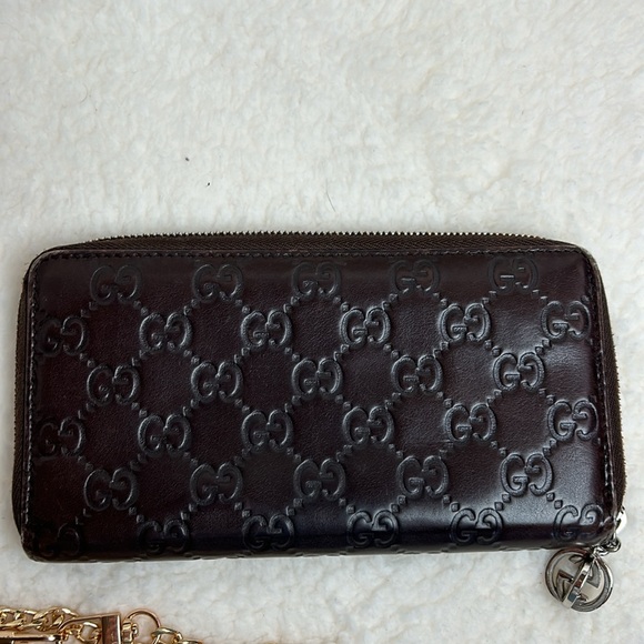Gucci  Snap Closure Crossbody Mini Black Leather wallet - Picture 3 of 8
